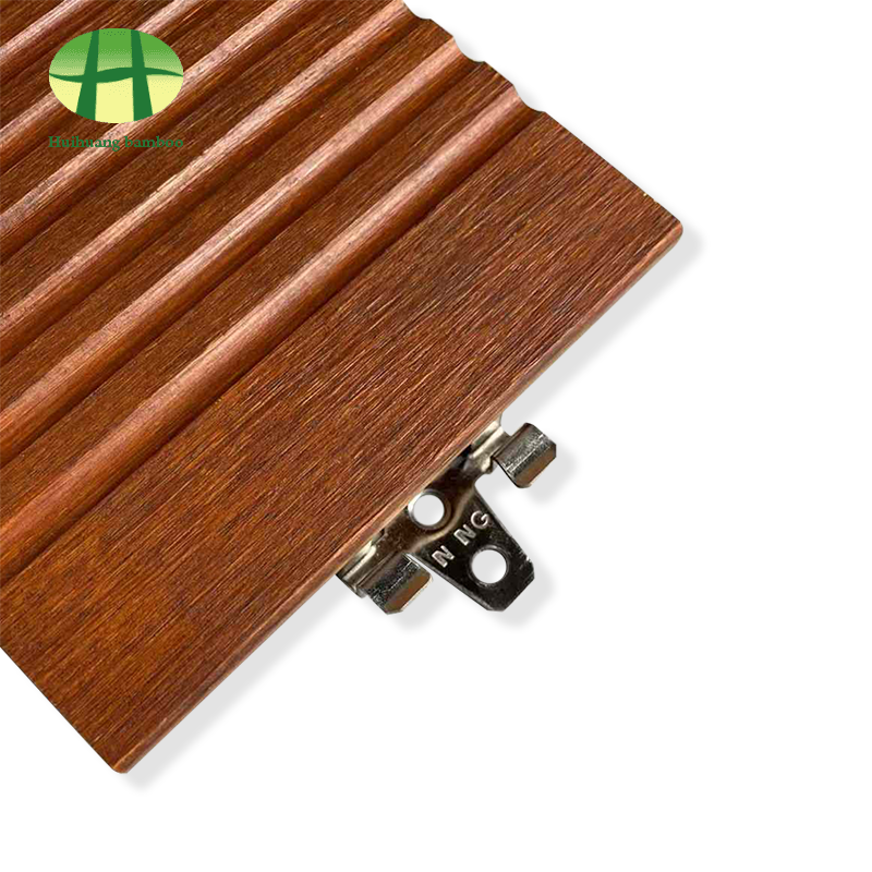 Fixador emendando piso pesado de bambu