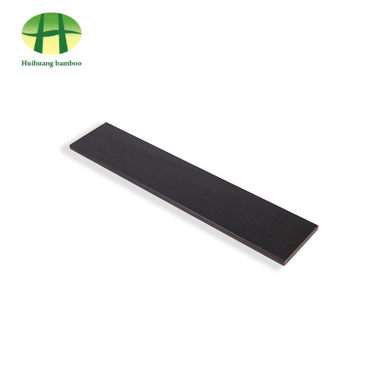 Cerca externa de bambu pesado carbonizado