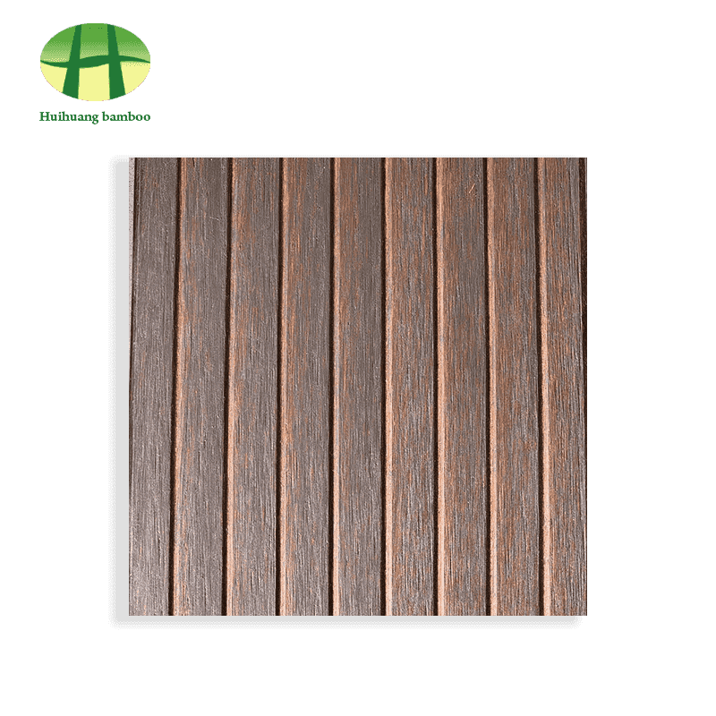 Piso de bambu com ranhuras pequenas