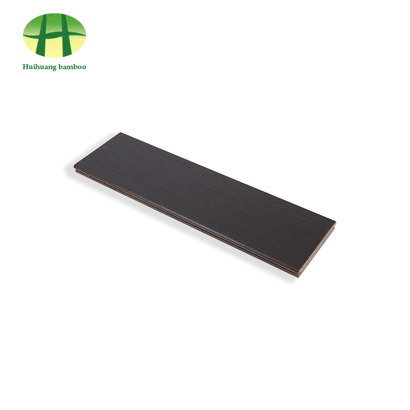 Cerca externa de bambu pesado carbonizado