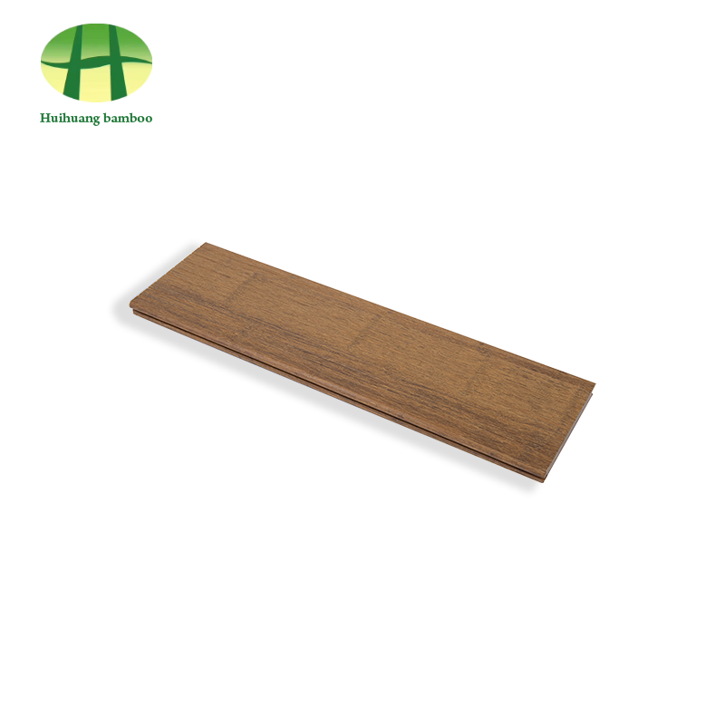 Piso de bambu pesado brilhante de cor natural