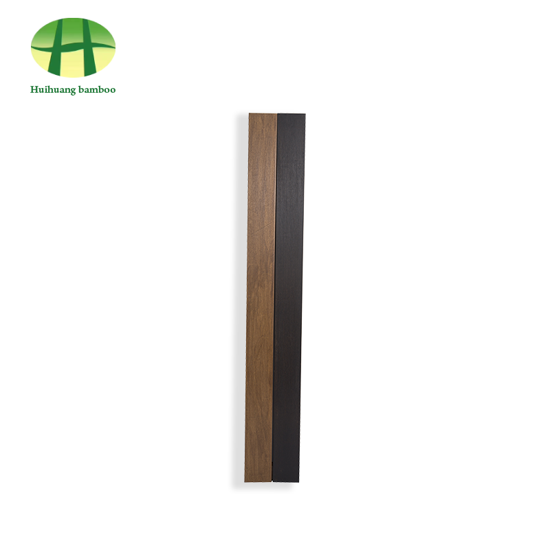 Piso de bambu pesado brilhante de cor carbonizada