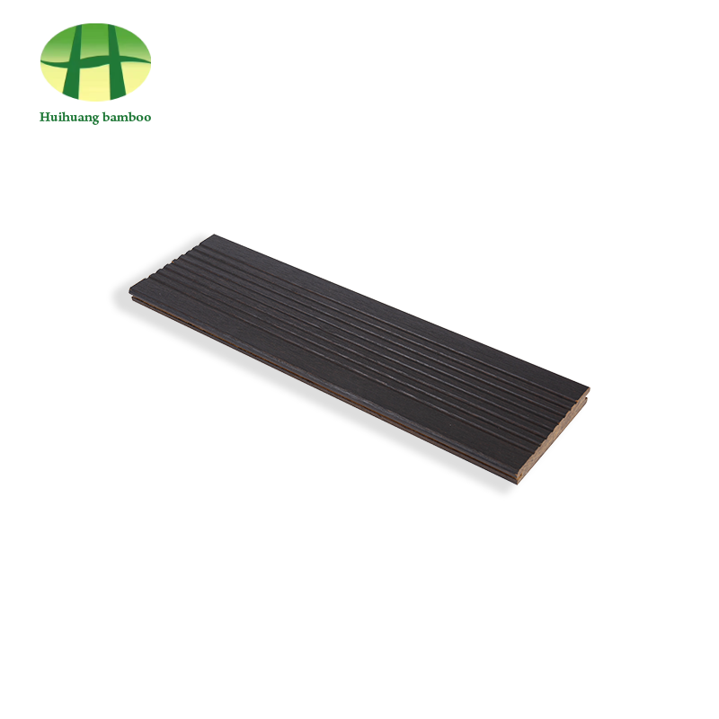 Piso de bambu de cor carbonizada