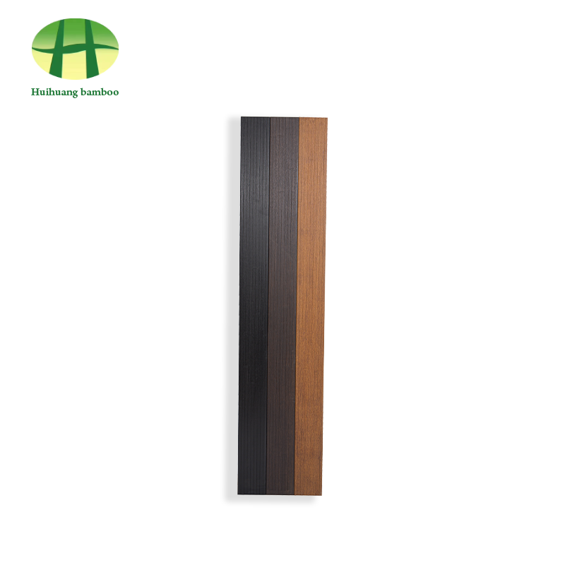 Piso de bambu com ranhuras pequenas