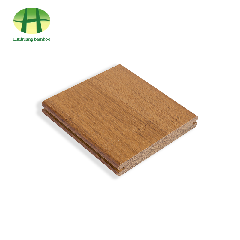 Piso de bambu pesado brilhante de cor natural